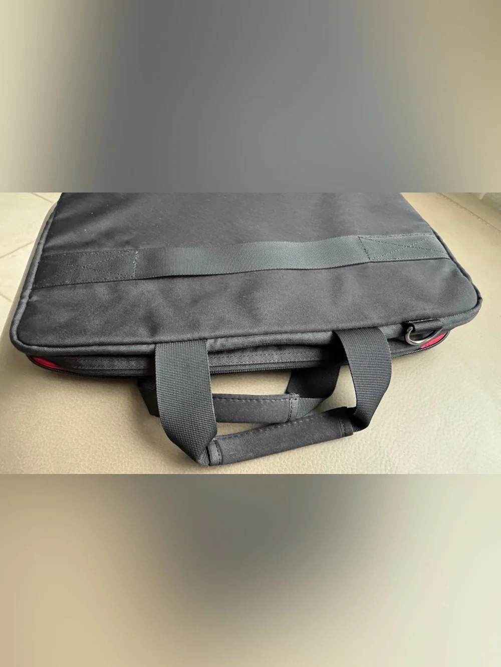Black Laptop Briefcase with Front Pocket -